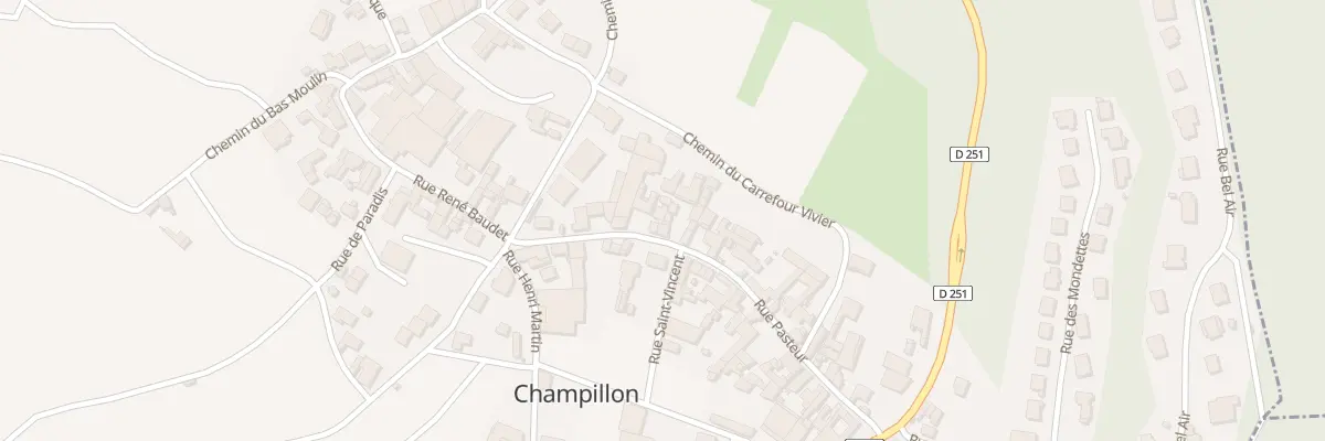 Plan du 14 Rue Pasteur à Champillon