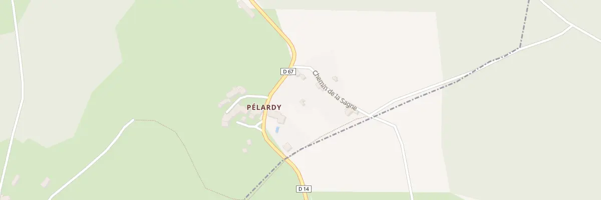 Plan du 5172 Pelardy à La Chaulme