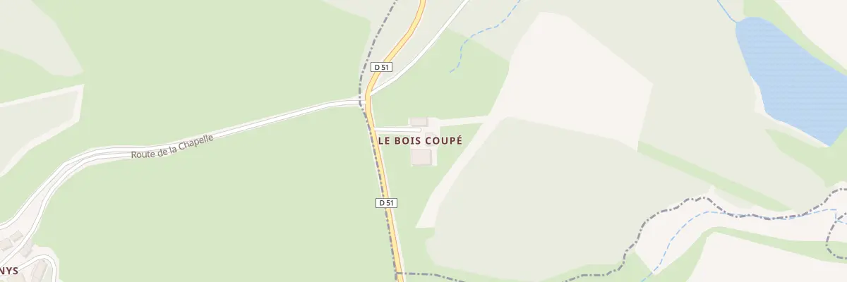 Plan du 5060 Le Bois Coupe à Uxeau
