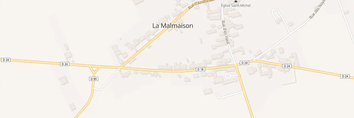 Plan du 12 Rue de la République à La Malmaison