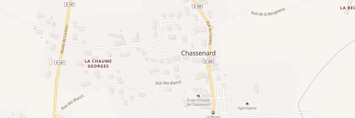 Plan du 3 Rue de la Chaume Georges à Chassenard