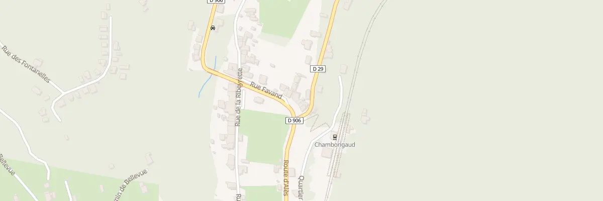 Plan du 531 Rte d’Alès à Chamborigaud