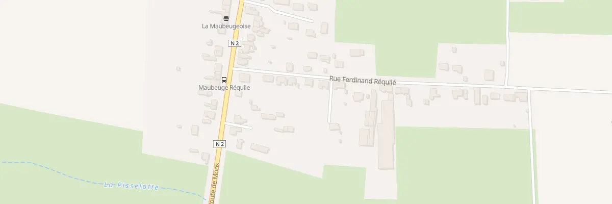 Plan du 8 Rue Ferdinand Requille à Maubeuge