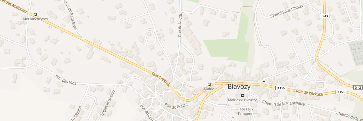 Plan du 8 Rue de la Côte à Blavozy