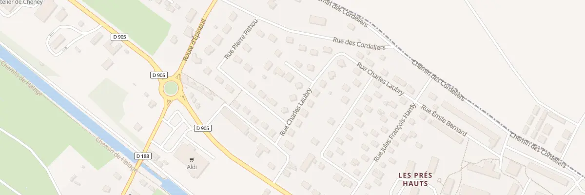 Plan du 5 Rue Charles Laubry à Tonnerre