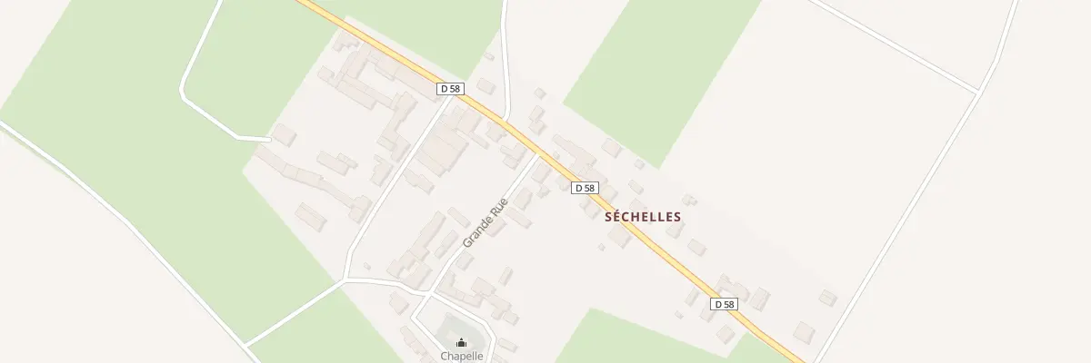 Plan du 1 Gr Gde Rue à Agnicourt-et-Séchelles