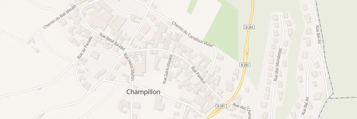 Plan du 13 Rue Pasteur à Champillon