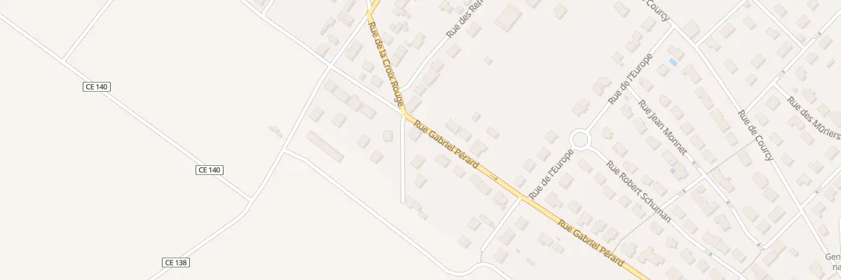 Plan du 2 Rue Gabriel Pérard à Loivre