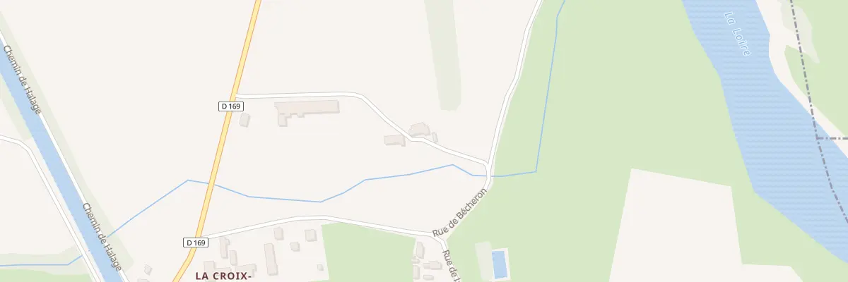 Plan du 2 Rue de Bécheron à Chassenard