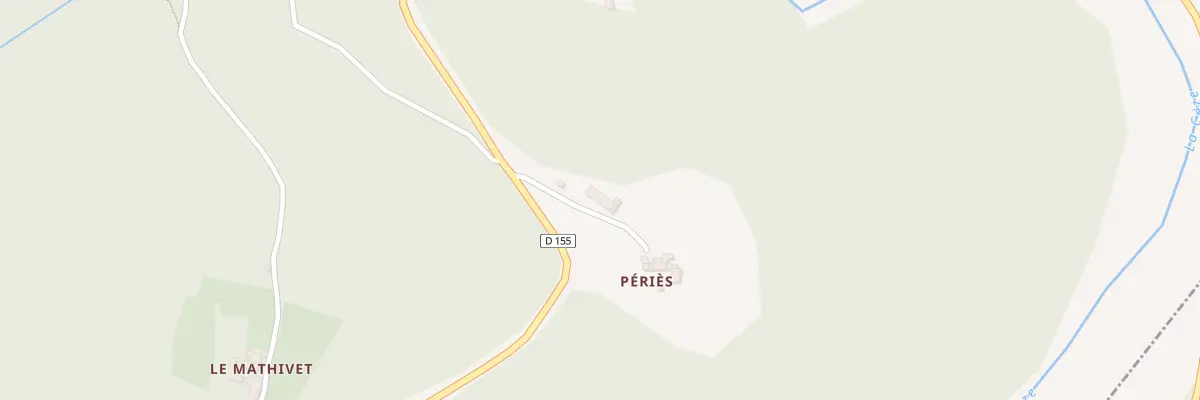 Plan du 95 Che de Périès à Concoules