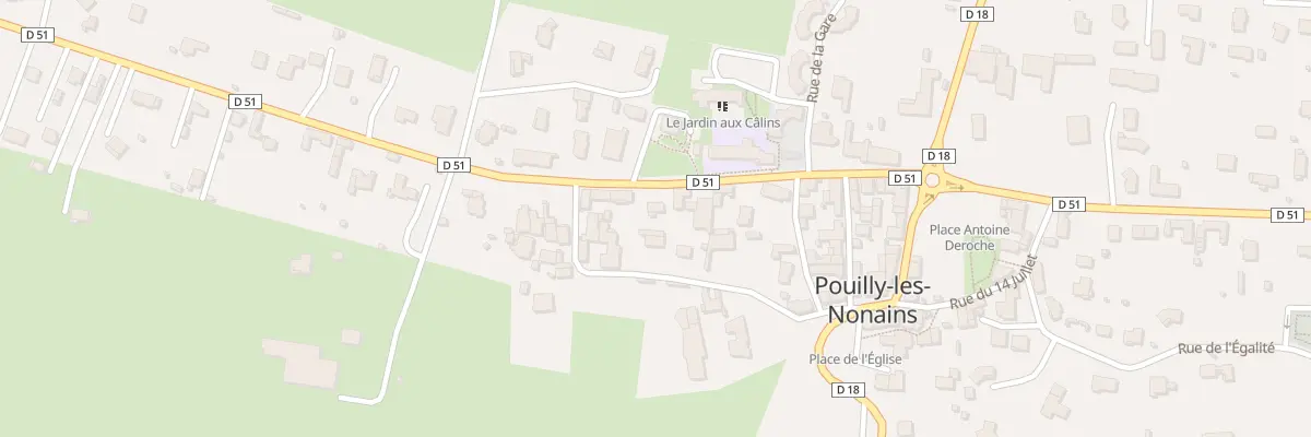 Plan du 199 Rue des Monts de la Madeleine à Pouilly-les-Nonains