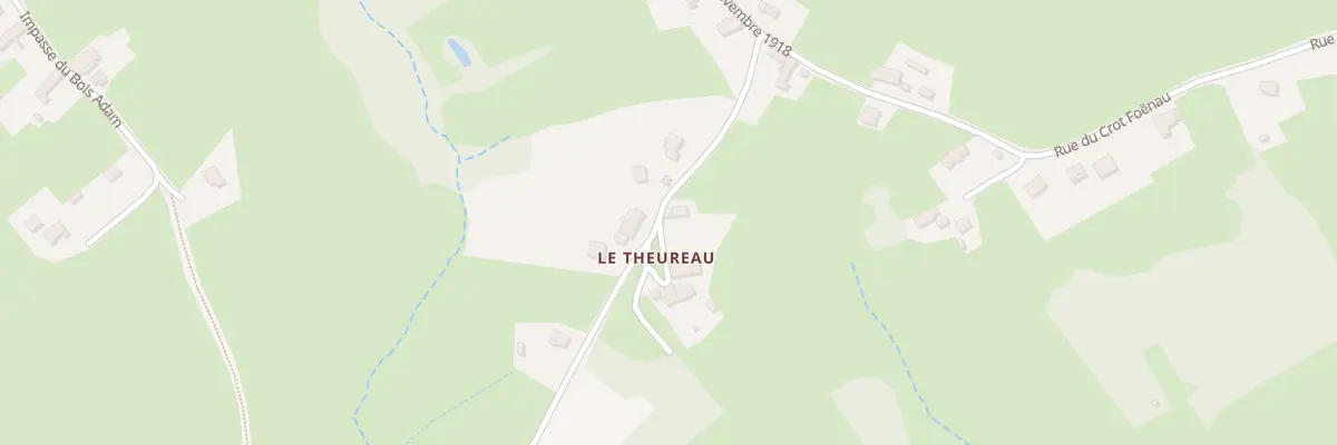 Plan du 161 Rte du Theureau à La Motte-Saint-Jean
