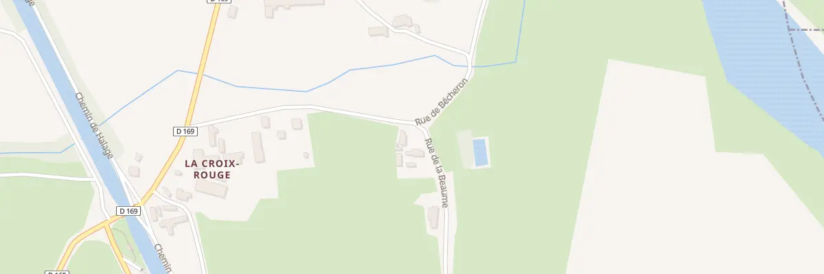 Plan du 14 Rue de la Beaume à Chassenard