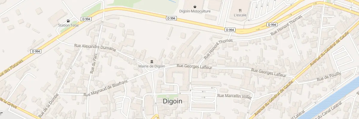Plan du 7A Rue Georges Lafleur à Digoin
