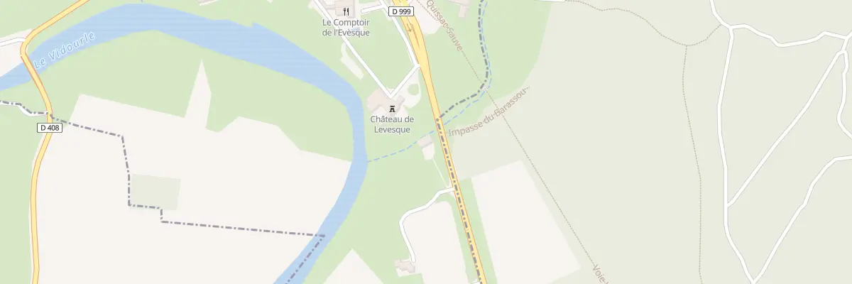 Plan du 40 Rte de Quissac à Sauve