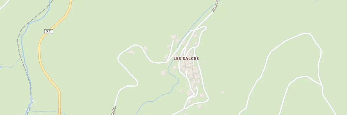 Plan du 5027 Les Salces à Pied-de-Borne