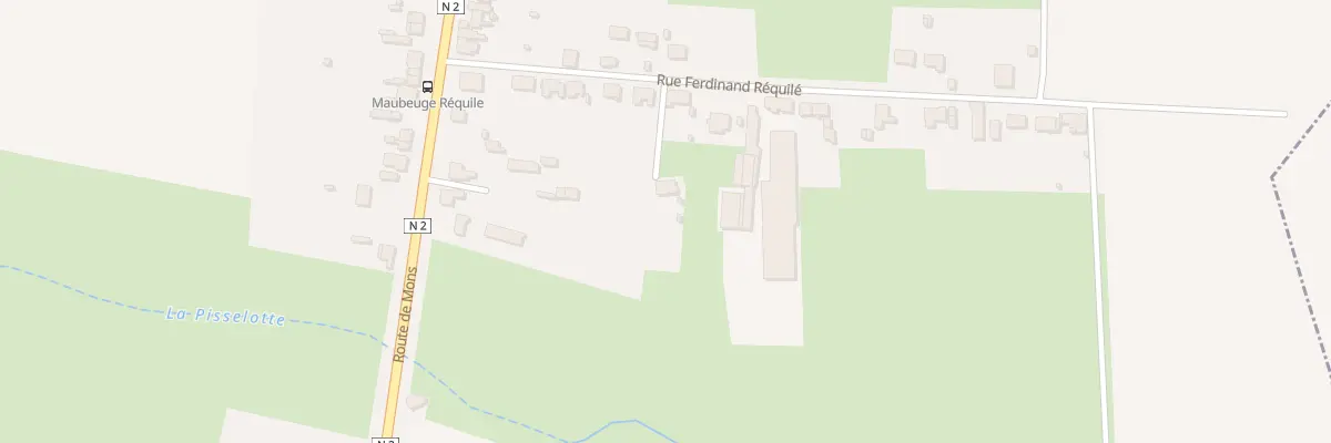 Plan du 32 Rue Ferdinand Requille à Maubeuge