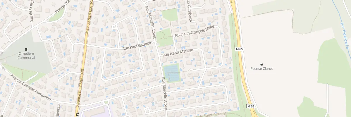Plan du 6 Rue Jean François Millet à Vendargues
