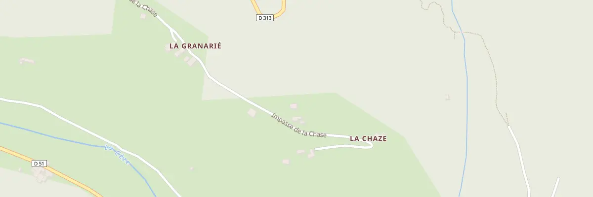 Plan du 5193 La Chase à Ponteils-et-Brésis