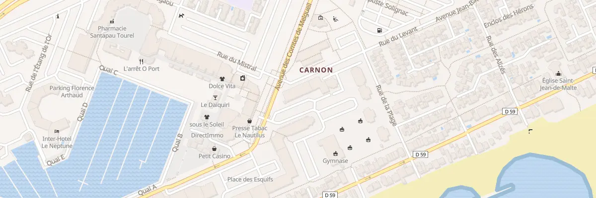 Plan du 10 Rue du Levant Carnon à Mauguio