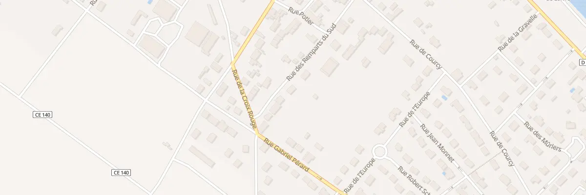 Plan du 5 Rue des Remparts du Sud à Loivre