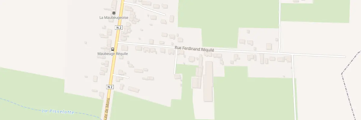 Plan du 30 Rue Ferdinand Requille à Maubeuge