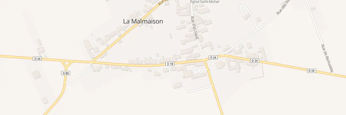 Plan du 4 Rue de la République à La Malmaison