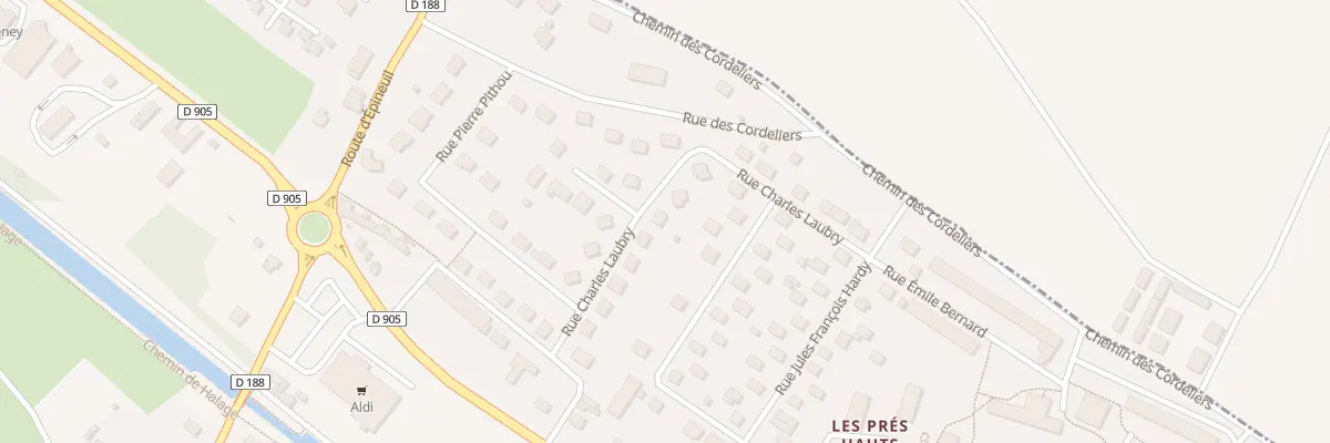 Plan du 14 Rue Charles Laubry à Tonnerre