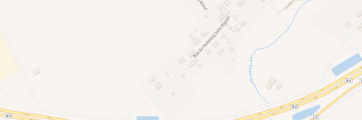 Plan du 888 Rue du Fbg St Aignan à Fère-Champenoise