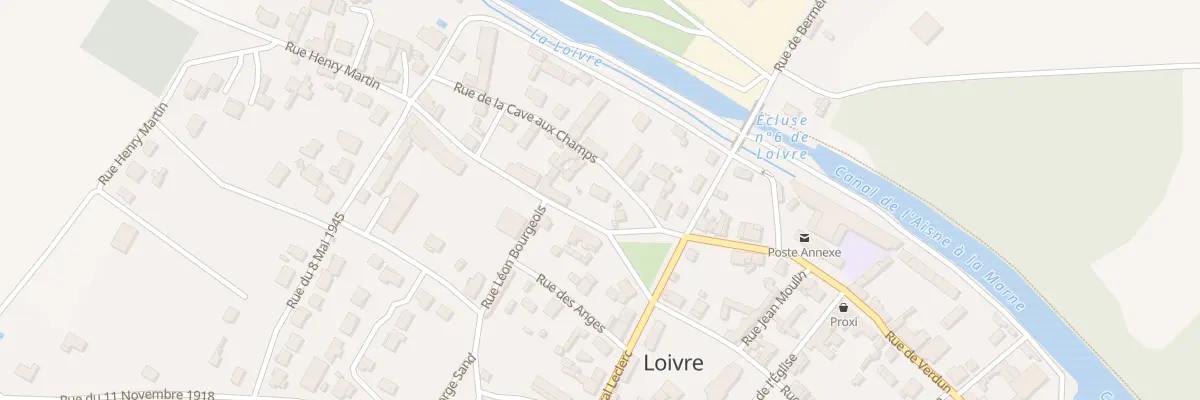 Plan du 3 Rue Henry Martin à Loivre