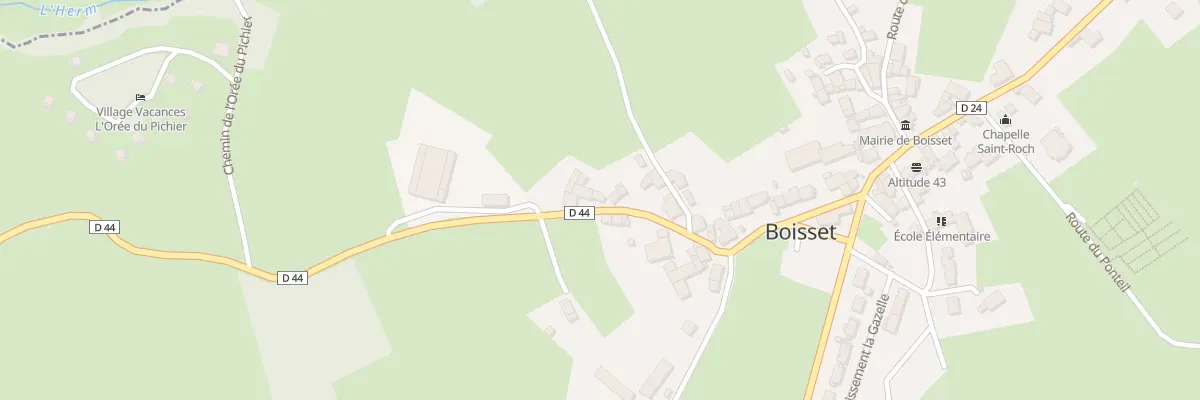 Plan du 5078 Le Bourg à Boisset