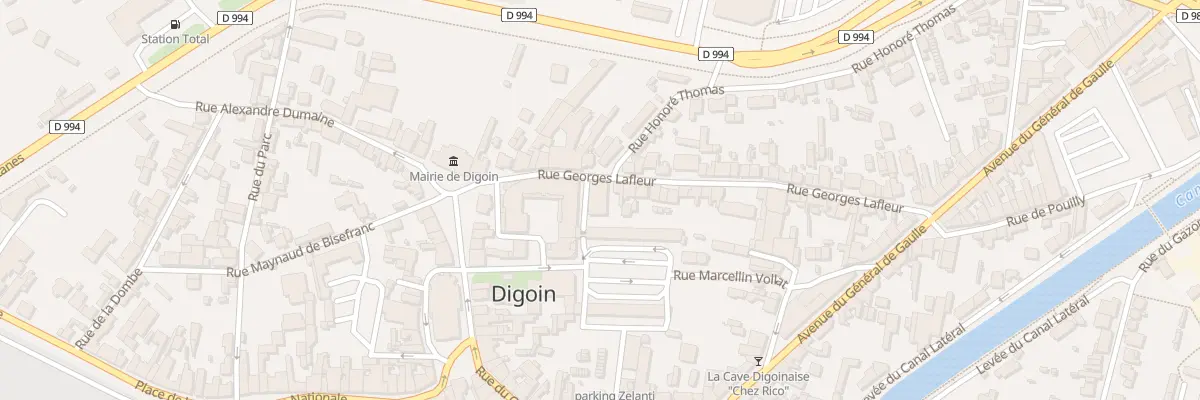 Plan du 8 Rue Georges Lafleur à Digoin