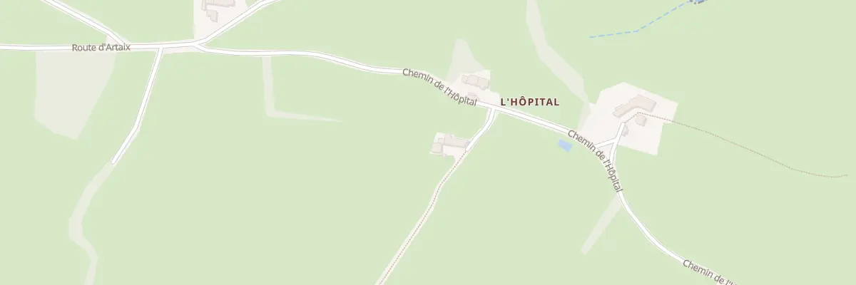 Plan du 5156 L’Hopital à Chenay-le-Châtel
