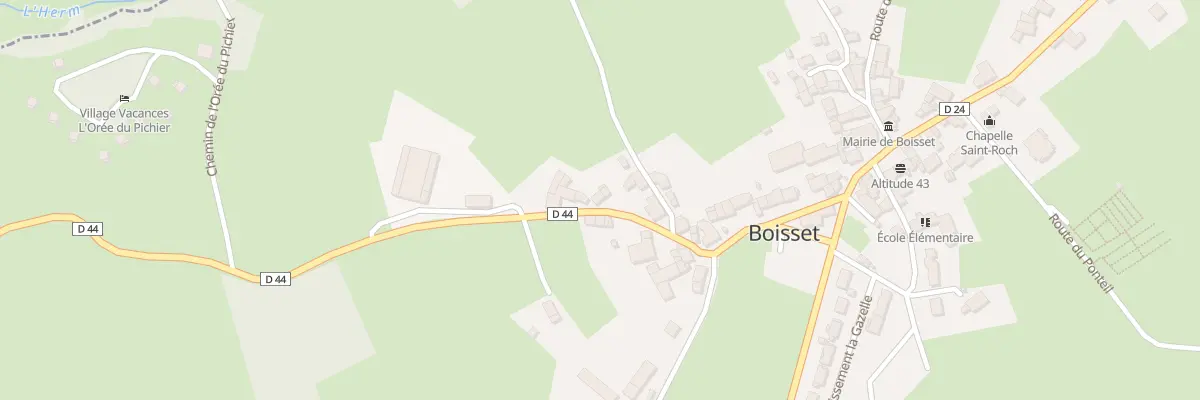 Plan du 5077 Le Bourg à Boisset