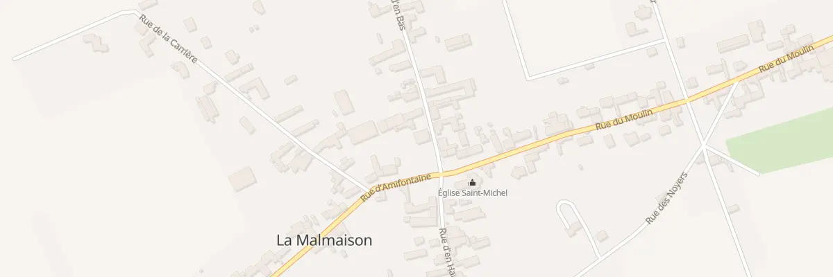 Plan du 1 Rue d’En-bas à La Malmaison