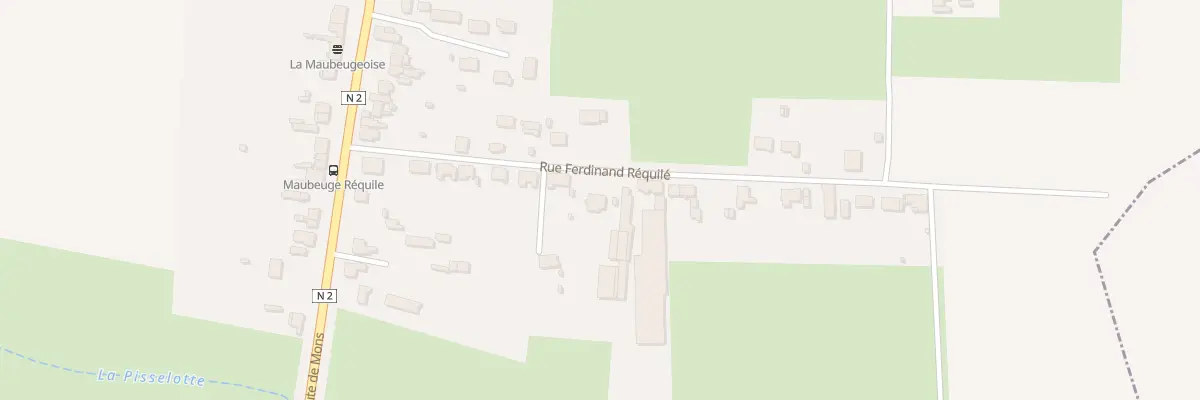 Plan du 34 Rue Ferdinand Requille à Maubeuge