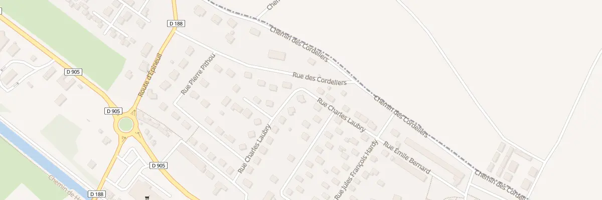 Plan du 18 Rue Charles Laubry à Tonnerre