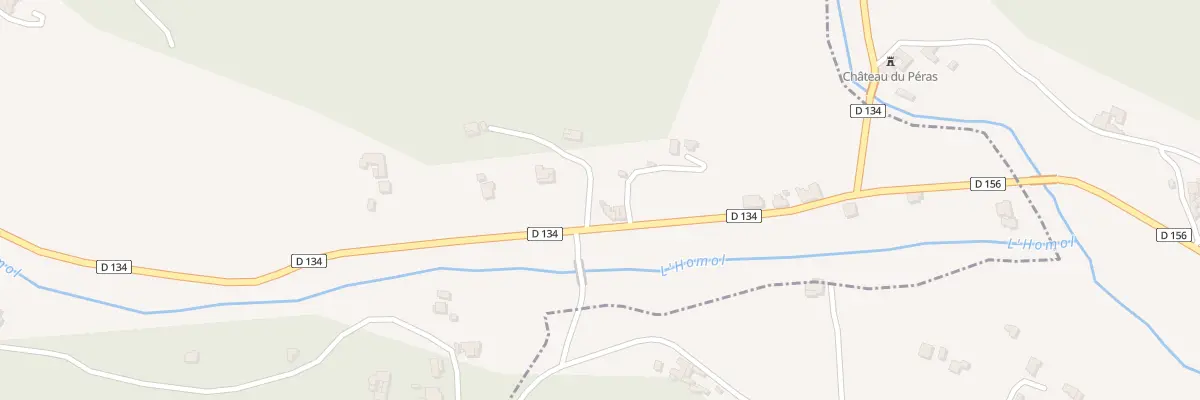 Plan du 5348 Les Allegres à Génolhac