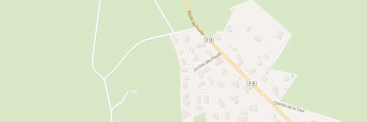 Plan du 12 Le Clos des Places à Ouches