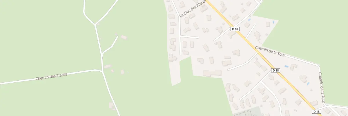 Plan du 18 Le Clos des Places à Ouches