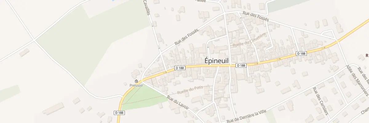 Plan du 27 Gr Gde Rue Alfred Grevin à Épineuil