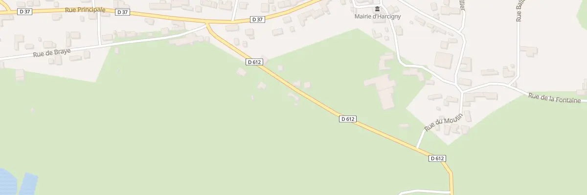 Plan du 6 Rte de Nampcelles à Harcigny