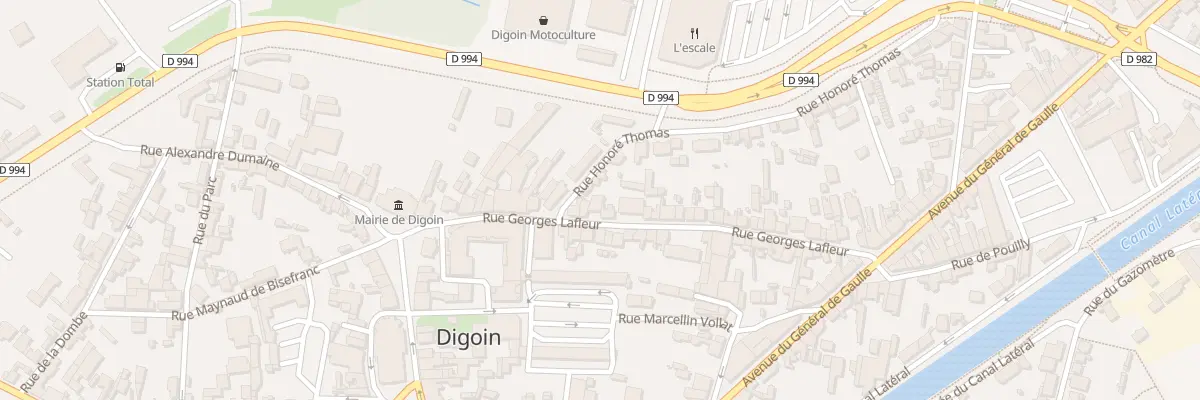 Plan du 25 Rue Georges Lafleur à Digoin