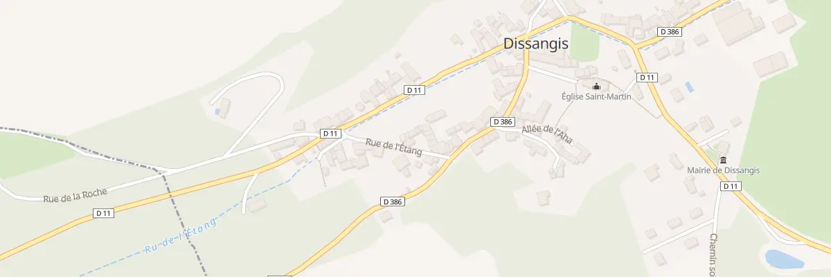 Plan du 5 Rue de l’Etang à Dissangis