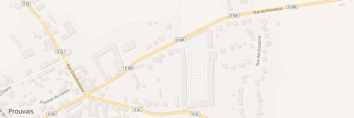 Plan du 16 Rue de Proviseux à Prouvais