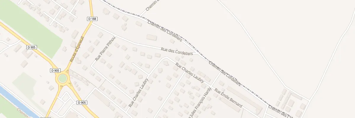Plan du 15 Rue Charles Laubry à Tonnerre