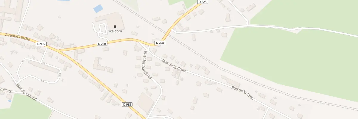 Plan du 7 Rue de la Croix à Luzy