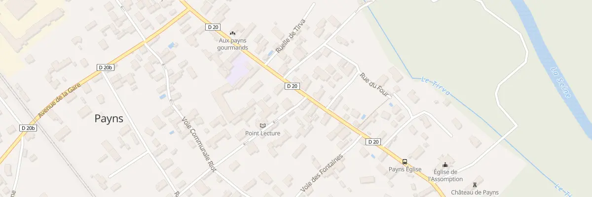 Plan du 25 Rue Hugues de Payns à Payns