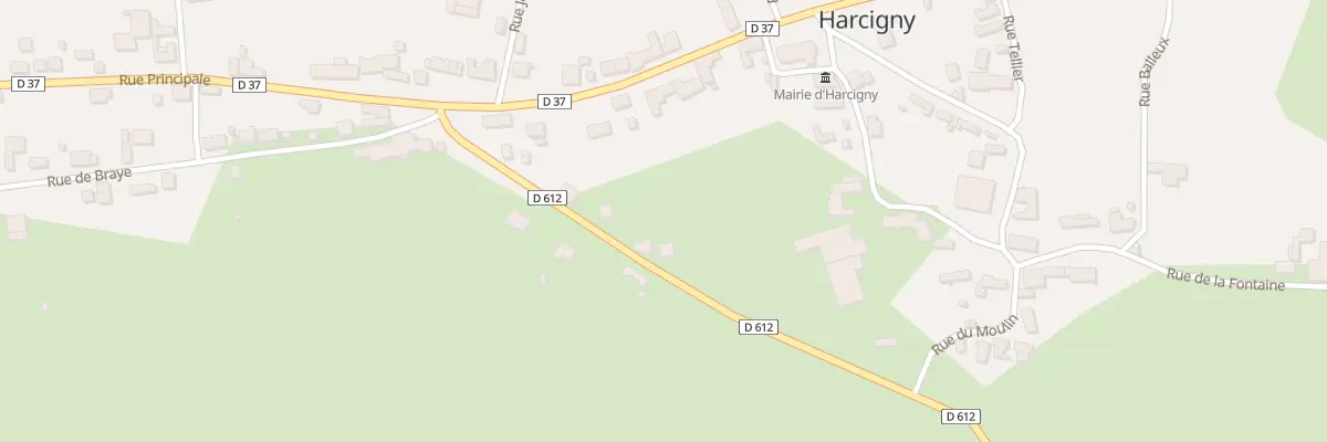 Plan du 7 Rte de Nampcelles à Harcigny