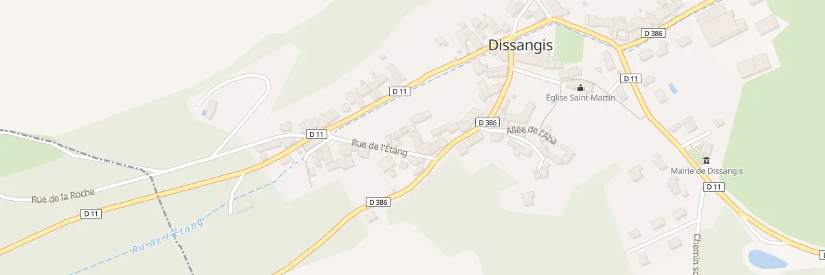 Plan du 21 Gr Grande Rue à Dissangis